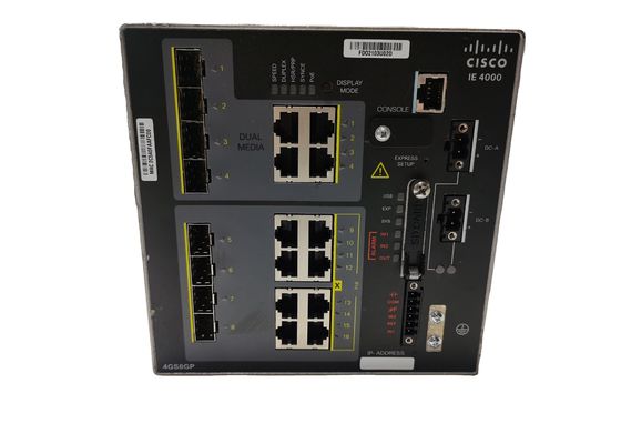 IE4000 4GC4GP4G-E 4GE Combo 4G POE Switch With LACP Function
