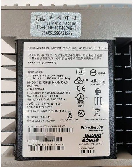 IE4000 4GC4GP4G-E 4GE Combo 4G POE Switch With LACP Function