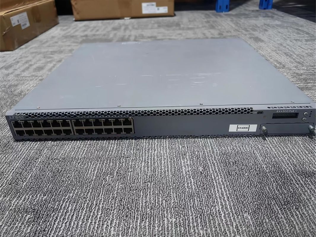 10/100/1000Mbps  Juniper EX4300-24P Services Gateway Full-Duplex Half-Duplex