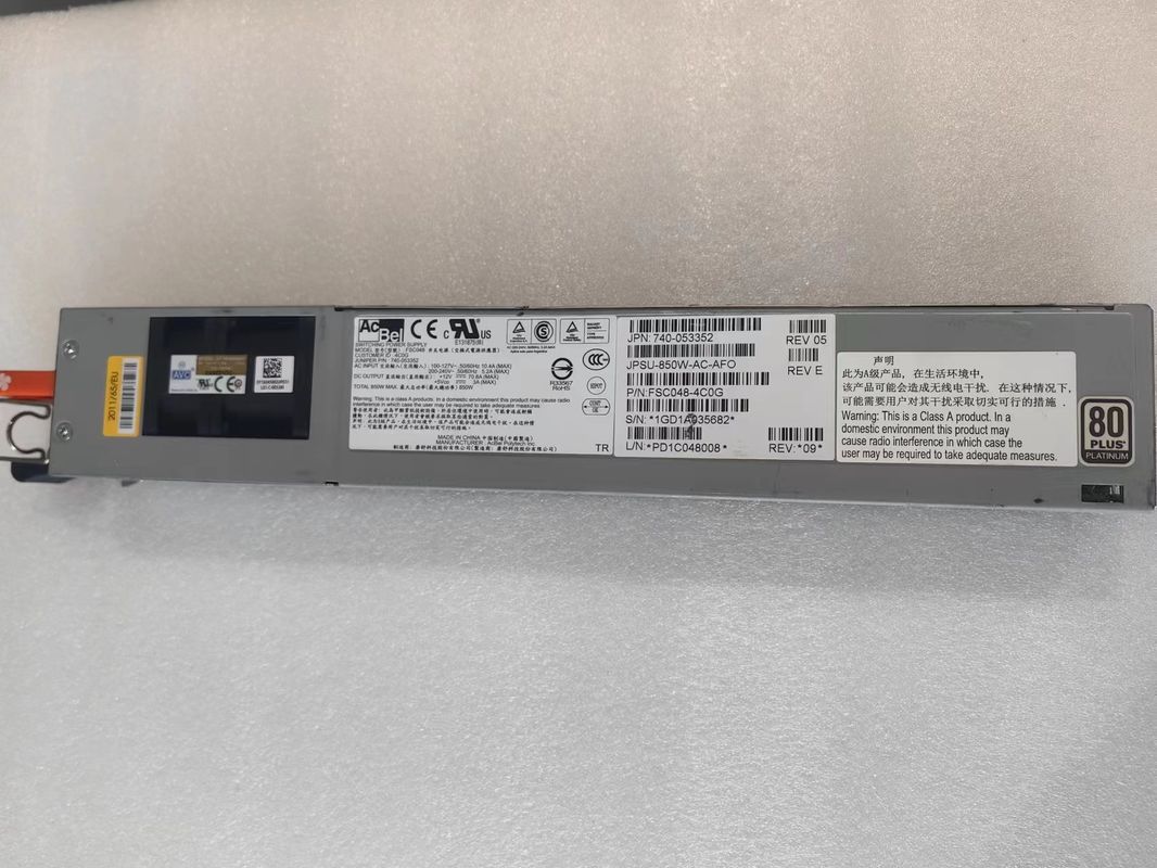 Used JPSU-850W-AC-AFO Original JUNIPER Switch 850W Power Supply