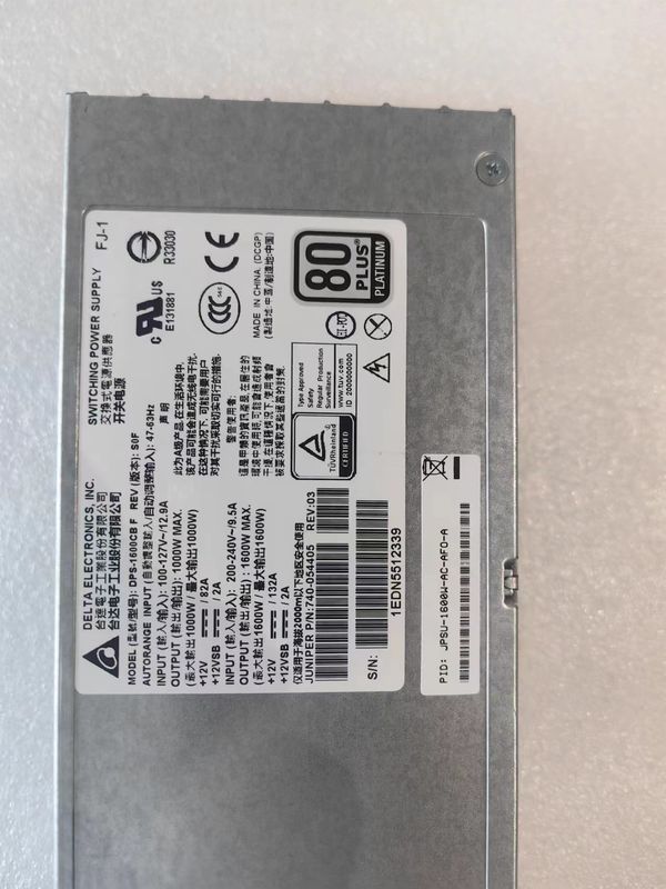 JUNIPER 1600W Power Supply Private Mold NO JPSU-1600W-AC-AFO-A
