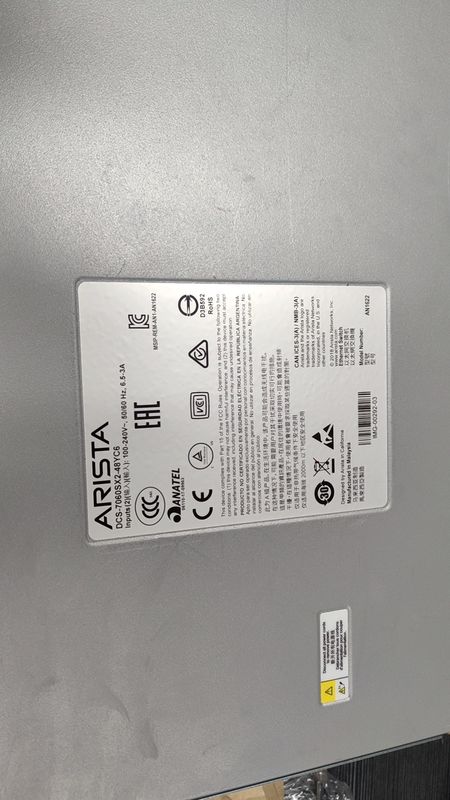 DCS-7060SX2-48YC6 Arista 7060X2 48X25GBE SFP28/6X100GBE QSFP28 SWITCH